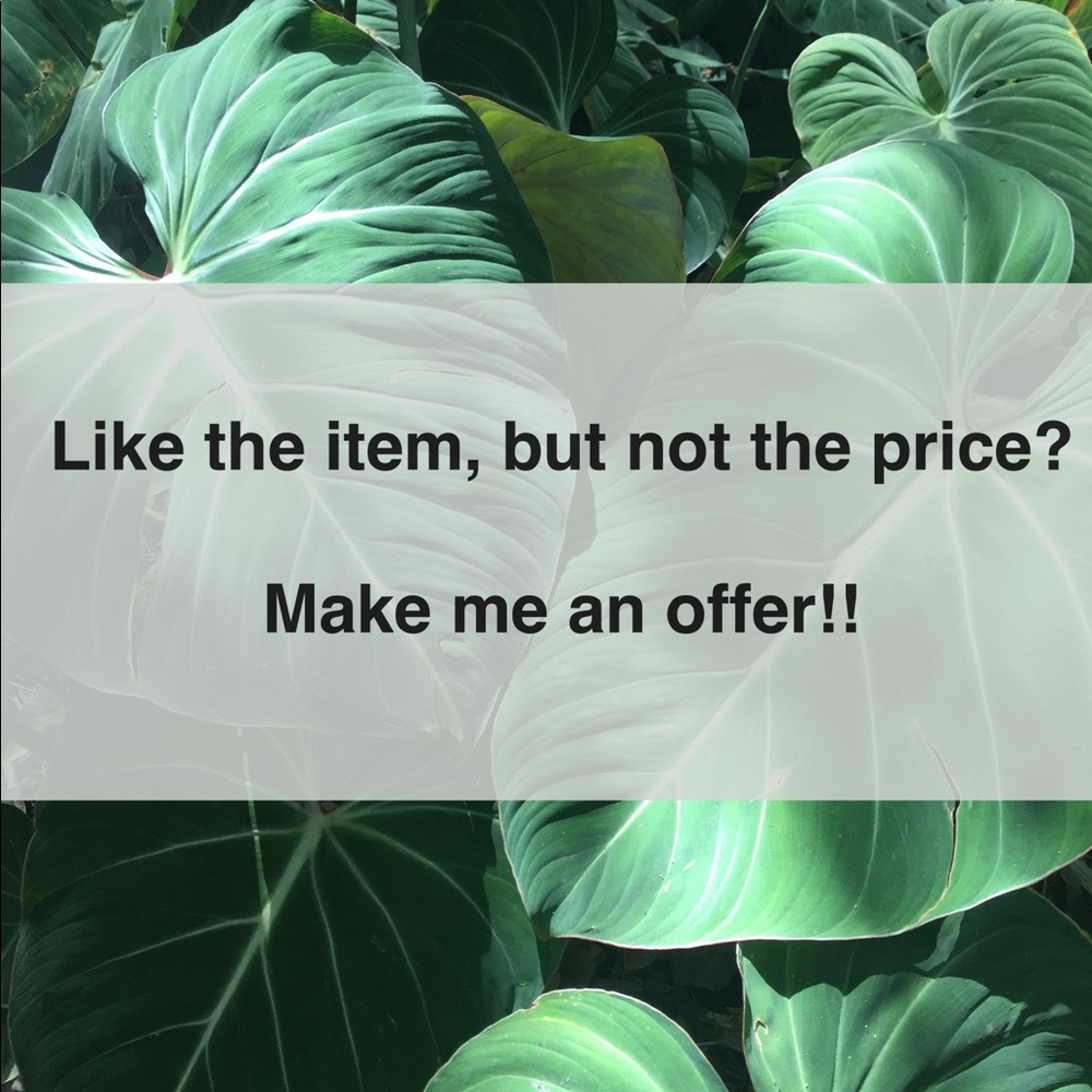 Make me an offer!